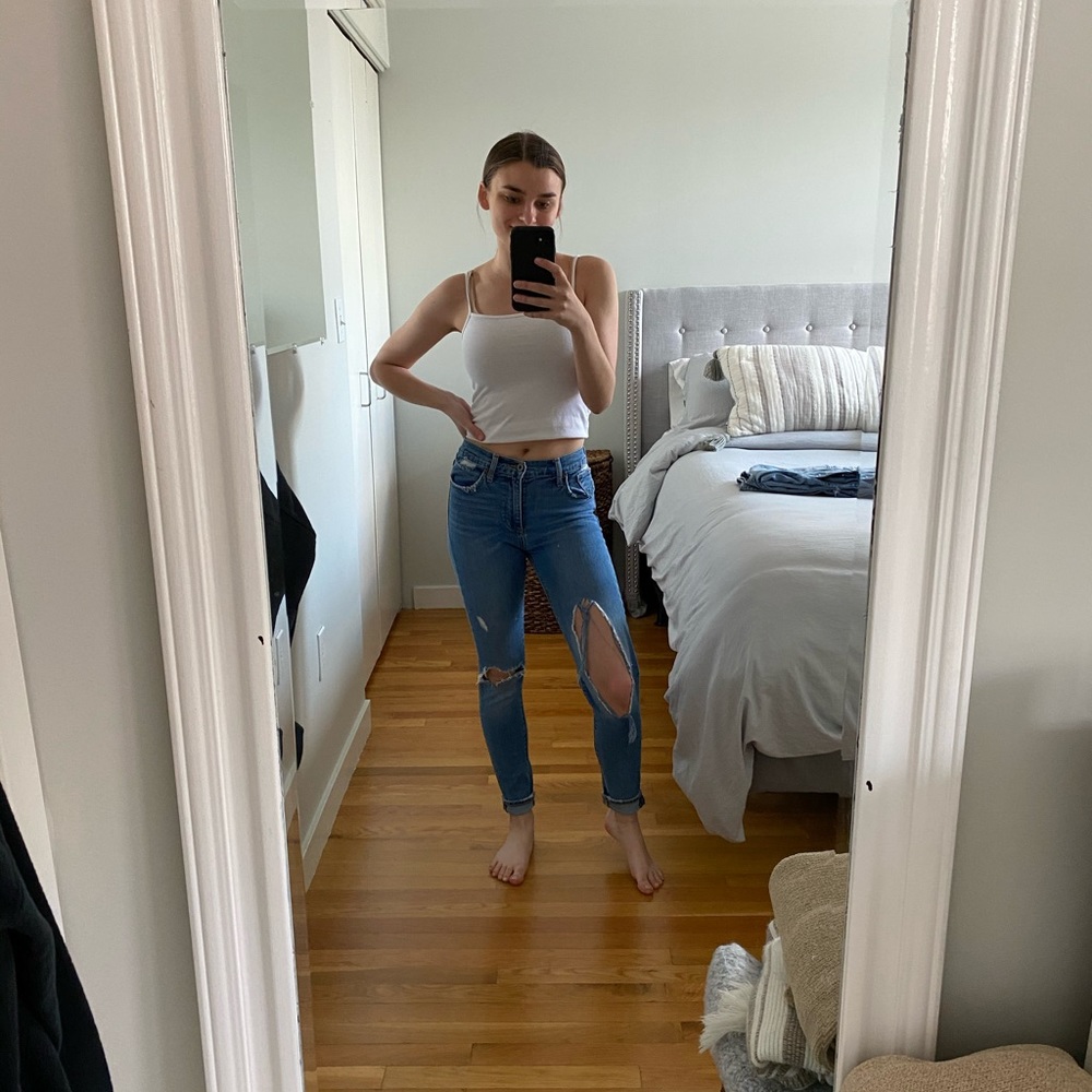 Lucky Knee Rip Jeans - Picture 2 of 4
